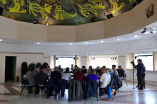 round table discussion set up