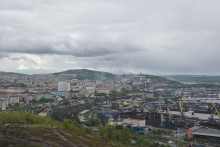 View over Murmansk city