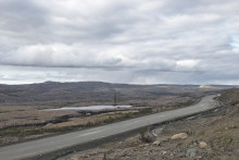 landscape without flora