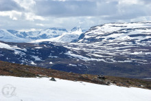 snow covered alpine landscape