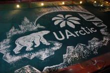UArctic logo reassembled by diamonds